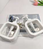 7113 SOAP DISPENSER SQAURE TRANSPARENT - Image 2