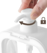 7113 SOAP DISPENSER SQAURE TRANSPARENT - Image 5