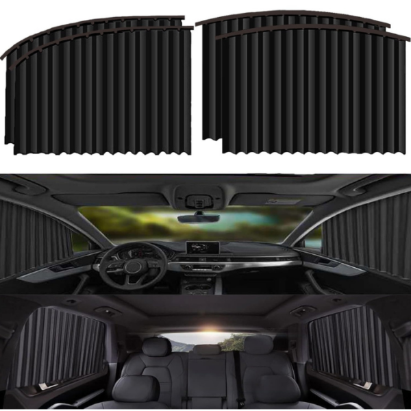 2061 CAR CURTAIN 4PC