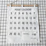 7153 WALL POCKET CALENDAR ORGANIZER HJ119 - Image 3