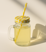 3045 MASON JAR STRAW 450ML - Image 2