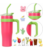 1041 MULBERRY PINK TUMBLER WITH STICKER - Image 2
