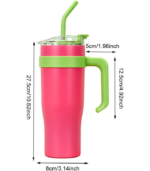 1041 MULBERRY PINK TUMBLER WITH STICKER - Image 3