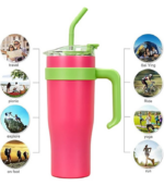 1041 MULBERRY PINK TUMBLER WITH STICKER - Image 6