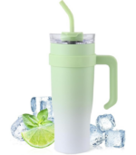 1043 SHINING GREEN TUMBLER WITH STICKER
