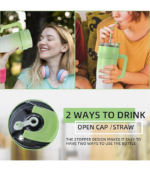 1043 SHINING GREEN TUMBLER WITH STICKER - Image 7