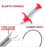 9066 DRAIN CLEANING CLAW PIPE 160CM - Image 4