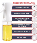 3465 OIL SPRAY BOTTLE GLASS - Image 4