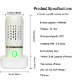 3589 WIRELESS FRUIT AND VEGETABLE CLEANER - Image 7
