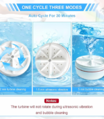 10063 USB TURBINE WASH (MINI WASHING MATCHINE) - Image 5