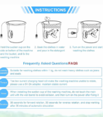 10063 USB TURBINE WASH (MINI WASHING MATCHINE) - Image 6