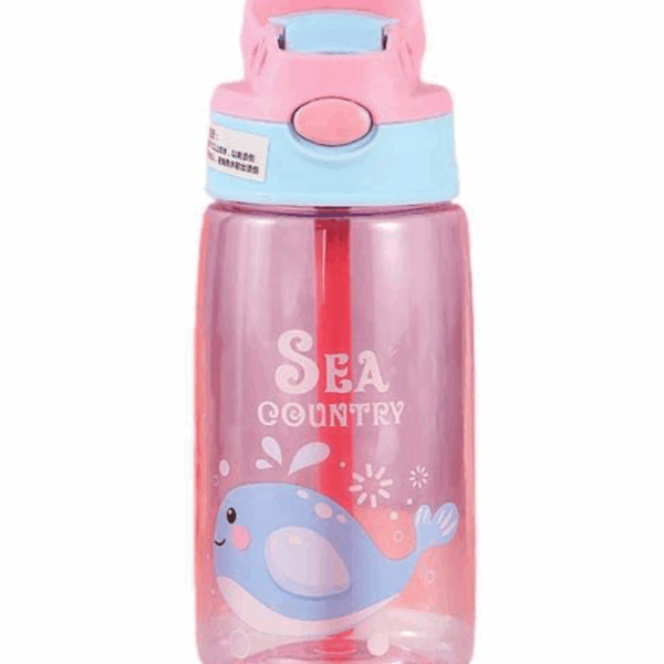 1291 CARTOON SIPPER WATER BOTTLE