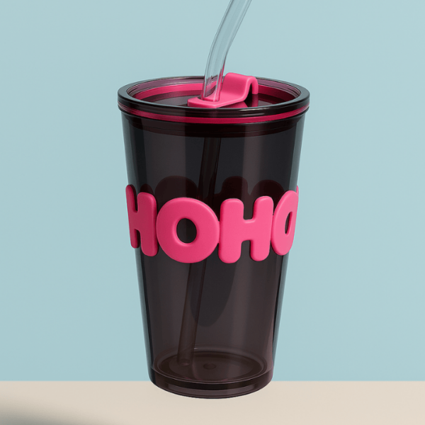 3673 400 ML JAR WITH LID STRAW AND GRIP H21-A