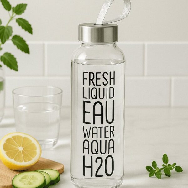 1389 GLASS BOTTLE 510 ML H106D