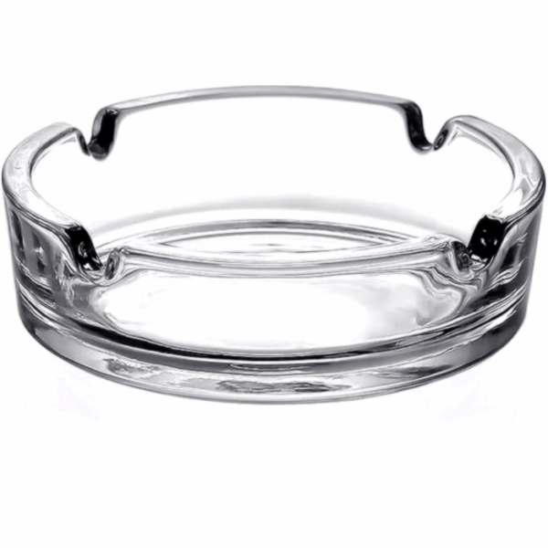 3370 GLASS ROUND ASH TRAY 101MM