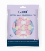 6254 COLOURED COTTON BALL 100 PC