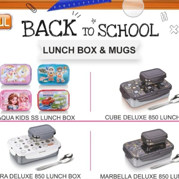 1478 JOYFUL AQUA KIDS 850 LUNCH BOX