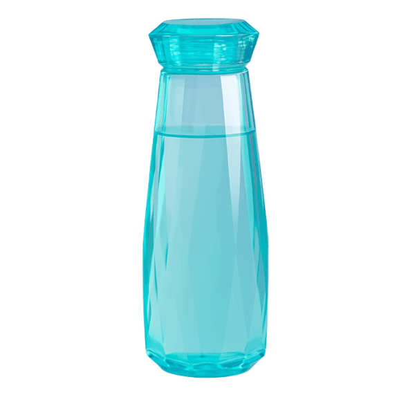 1477 DIAMOND GLASS BOTTLE