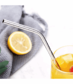 3076 SS STRAW WITH CLEANING BRUSH (5PCS SET) - Image 4