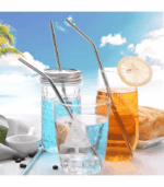 3076 SS STRAW WITH CLEANING BRUSH (5PCS SET) - Image 5