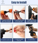 5026A DOUBLE BATTERY WASHING GUN - Image 7