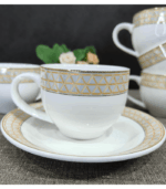 3766 CERAMIC 90 ML 6 CUP SAUCER GIFT BOX 901-12-A - Image 2