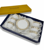 3766 CERAMIC 90 ML 6 CUP SAUCER GIFT BOX 901-12-A