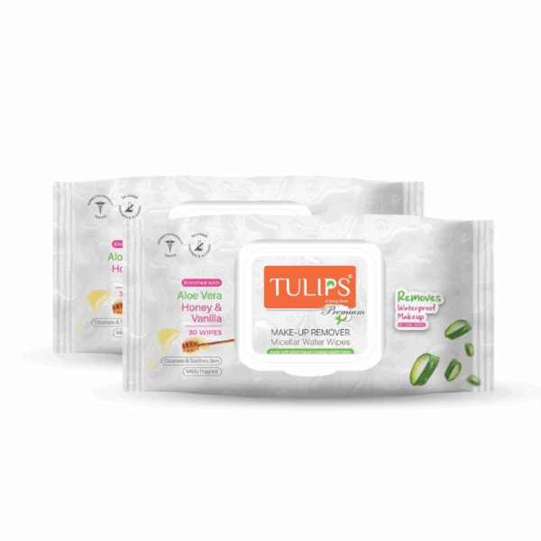 6416 TULIP MICELLAR WATER WIPES-30PCS