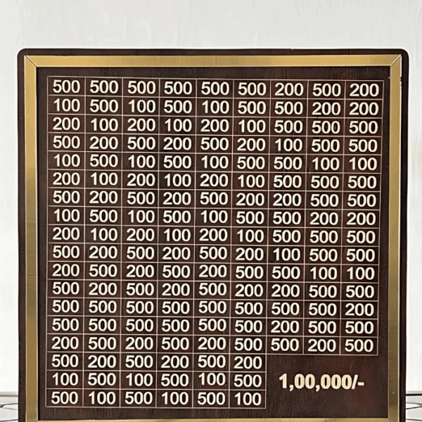 8146 WOODEN MONEY BANK 1,00,000