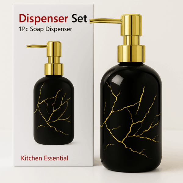 7187 300 ML BLACK SOAP DISPENSER H84080201