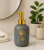 7189 GOLD DECAL 300 ML GLASS SOAP DISPENSER H8408DP - Image 5